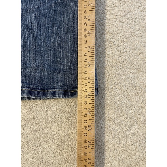 Vintage Levi Signature Women's Jeans Bootcut Flared Blue Denim Size 16 Low Rise - Picture 6 of 9